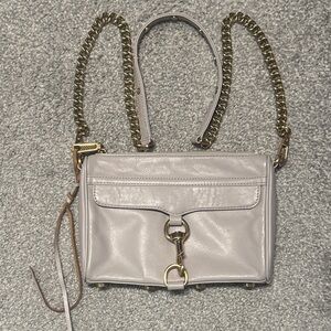 Rebecca Minkoff Gray Leather Crossbody Bag